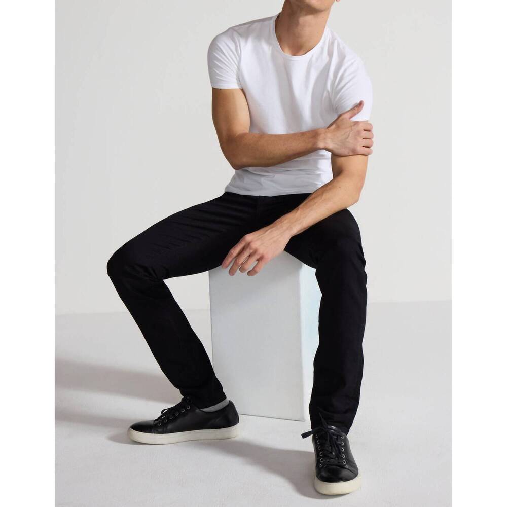 NEW MONFRERE brando parisian luxe jeans in noir black
